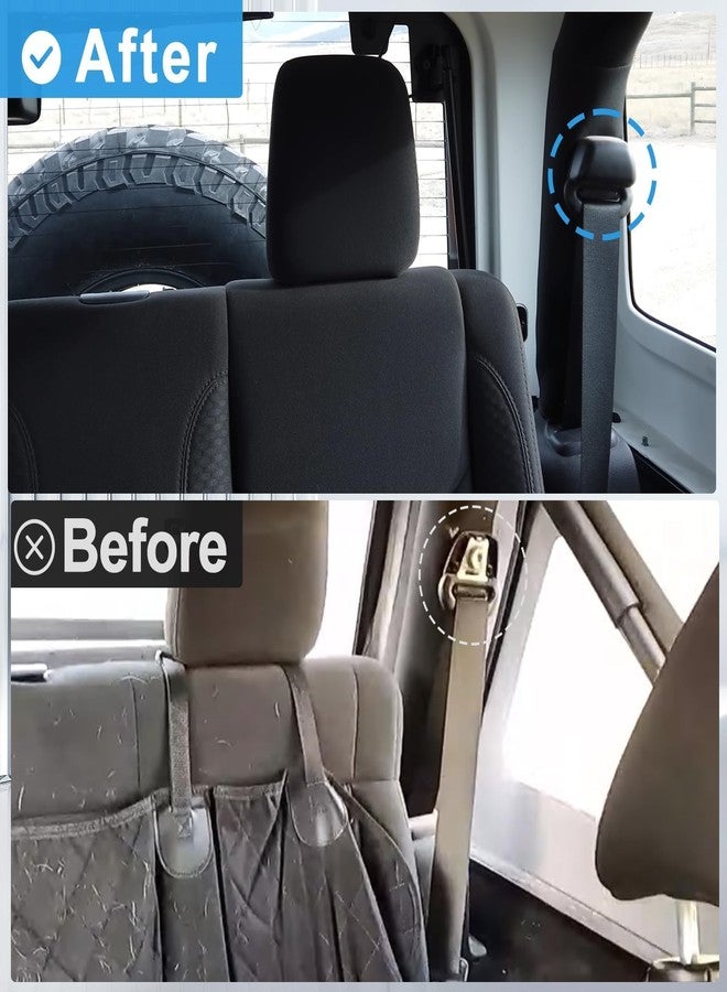 HIMARKLIF Rear Seat Belt Turning Loop Cover Compatible with Wrangler JK 2007-2010 Replace#:5HU37XDVAC - Image 3