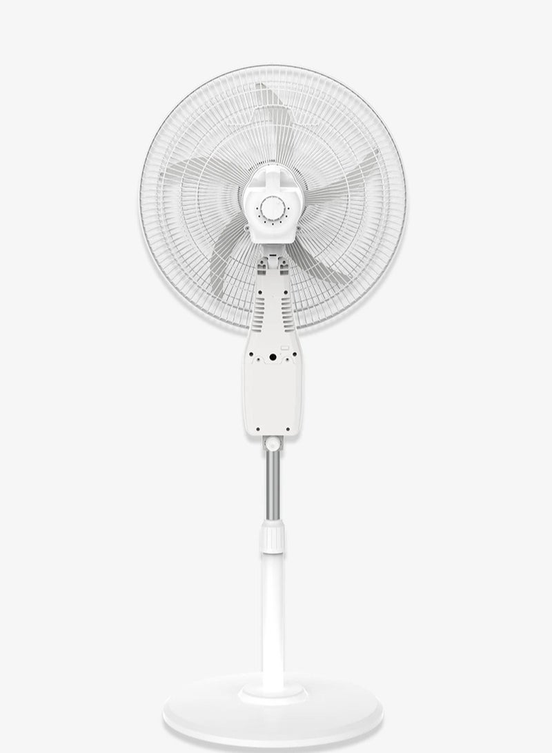 فيليكس فيلكس مروحة عموديه  - مقاس16 انش مع اضاءة - قابلة للشحن - FXSRF-453 - ابيض - Image 2