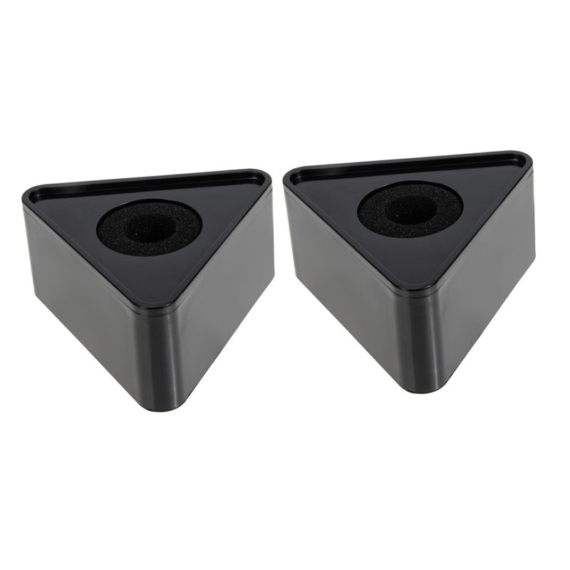 2pcs Lightweight Microphone Flags with Logo for Interview Station and Boom Arm Black - Image 2