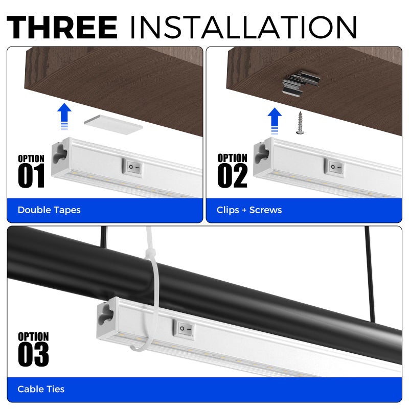 Barrina T5 Grow Lights for Indoor Plants, 3FT 128W (8 X 16W) Full Spectrum Grow Light with Separate Switch, Linkable Grow Lamp, Indoor Plant Lights for Growth, Plug and Play, 5000K, 8 Packs - Image 5