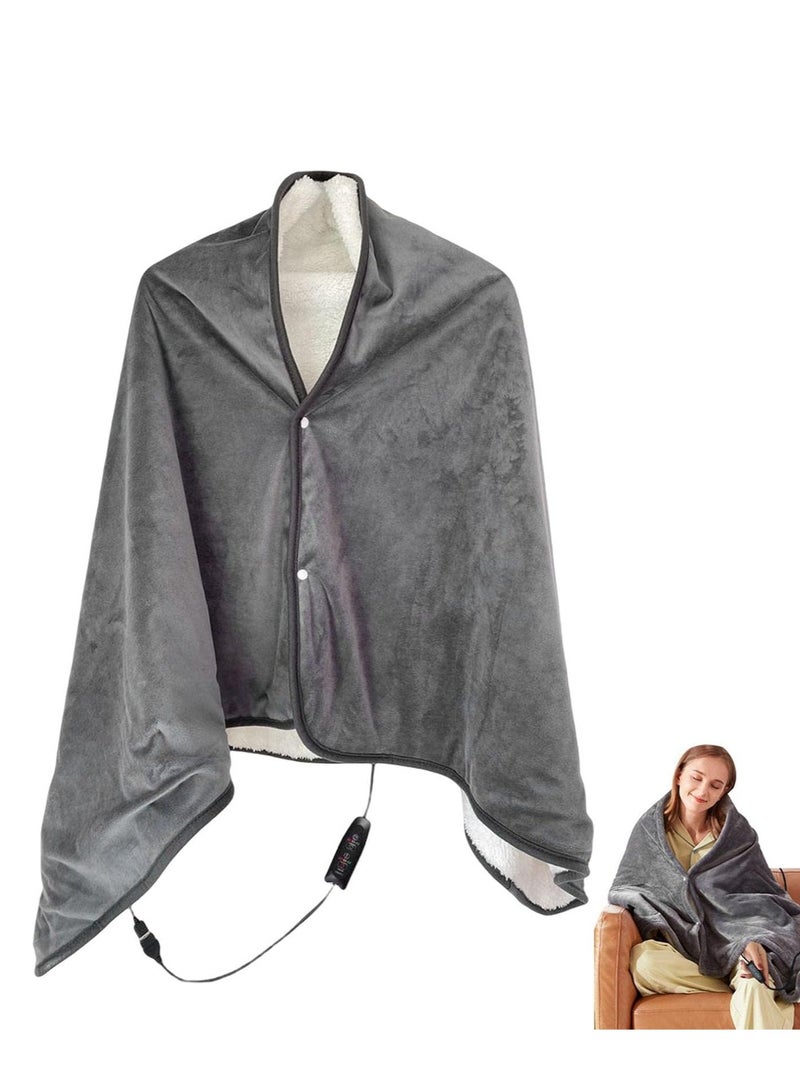 Thermal Blanket - Soft Flannel with USB heating Indoor Winter must-have accessory for bed  sofa  balcony chair garden Ideal as a Gift - Image 1