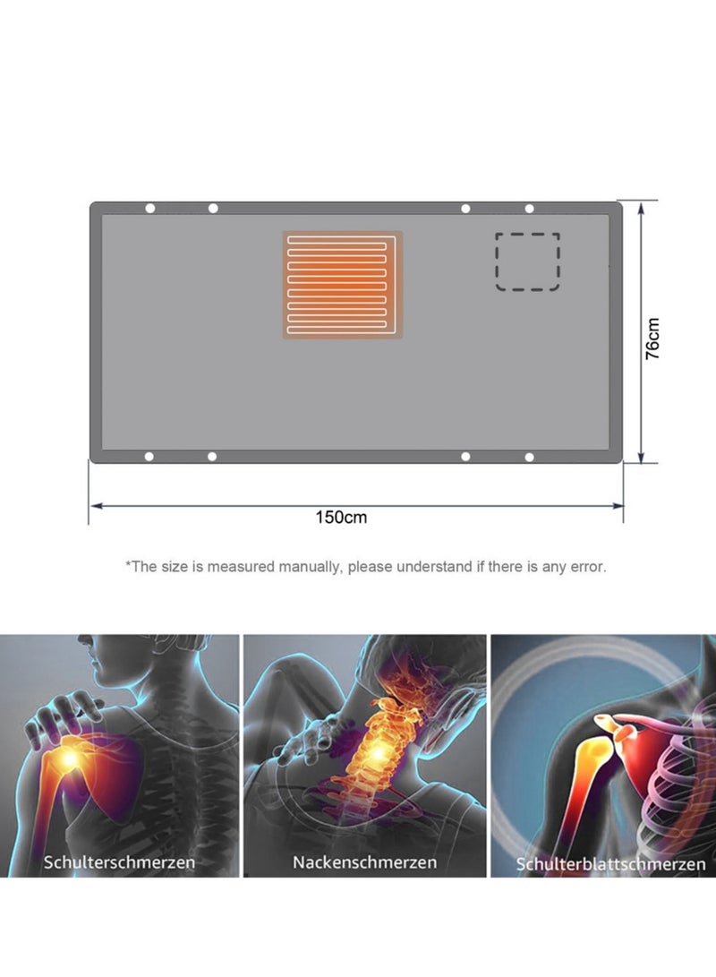 Thermal Blanket - Soft Flannel with USB heating Indoor Winter must-have accessory for bed  sofa  balcony chair garden Ideal as a Gift - Image 3