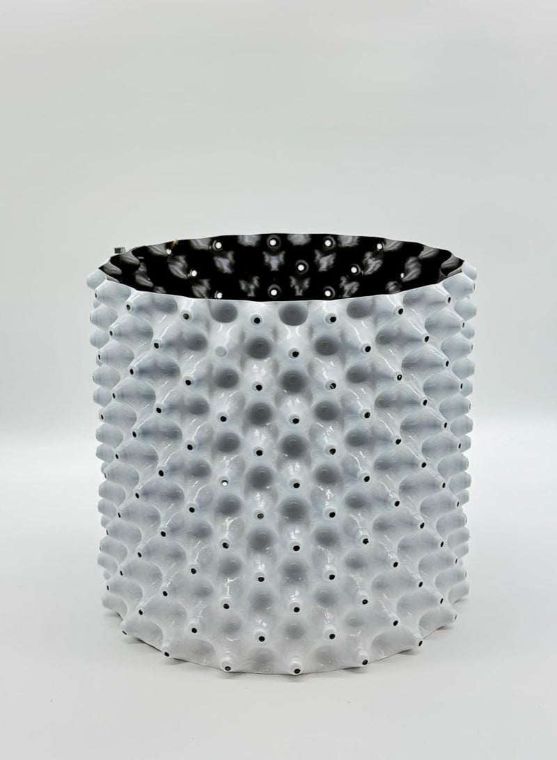 وعاء تقليم الهواء للنباتات البلاستيكية، وعاء تقليم الهواء الأبيض لنمو الجذور الممتاز والنباتات الصحية - Image 1