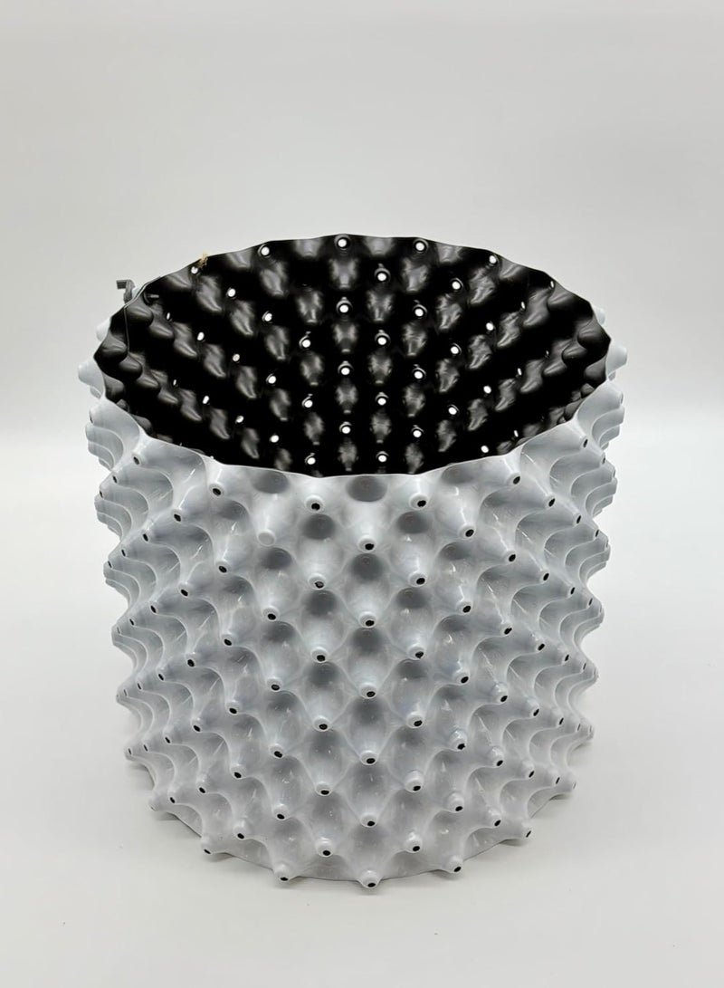 وعاء تقليم الهواء للنباتات البلاستيكية، وعاء تقليم الهواء الأبيض لنمو الجذور الممتاز والنباتات الصحية - Image 3