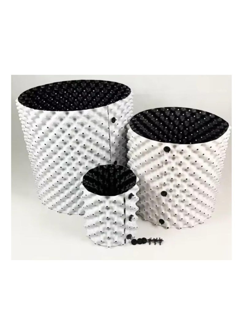 وعاء تقليم الهواء للنباتات البلاستيكية، وعاء تقليم الهواء الأبيض لنمو الجذور الممتاز والنباتات الصحية - Image 4