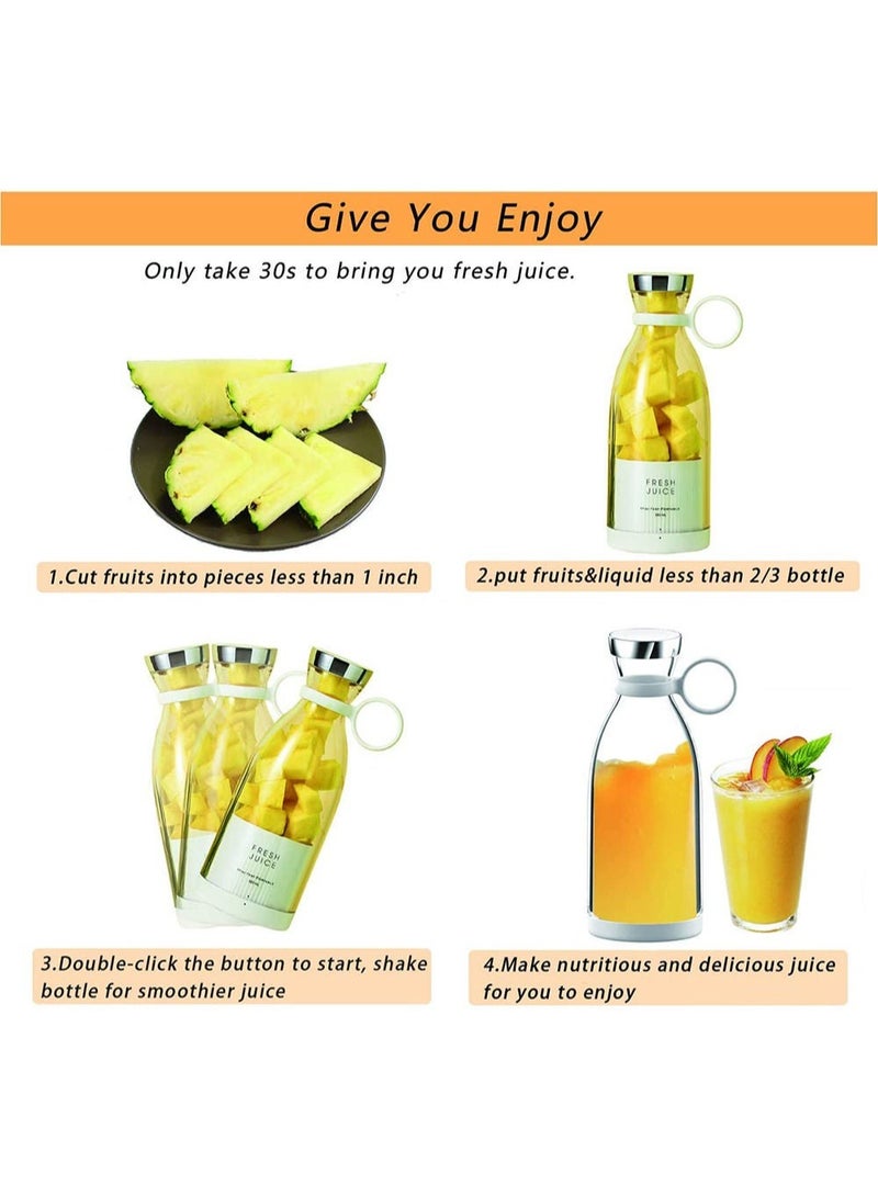 Portable Electric Juicer Blender Mini Fruit Mixers Multifunction Juice Maker Machine - Image 3