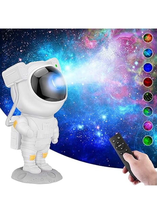 Astronaut Space Projector, Starry Nebula Ceiling LED Lamp with Timer and Remote - Image 1