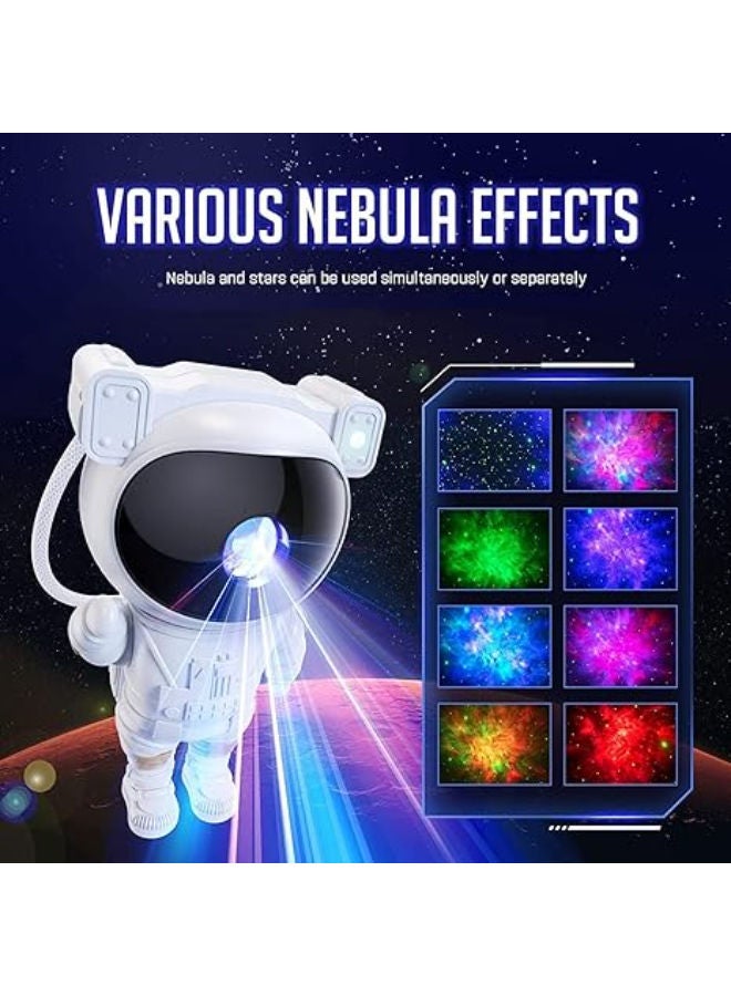 Astronaut Space Projector, Starry Nebula Ceiling LED Lamp with Timer and Remote - Image 3