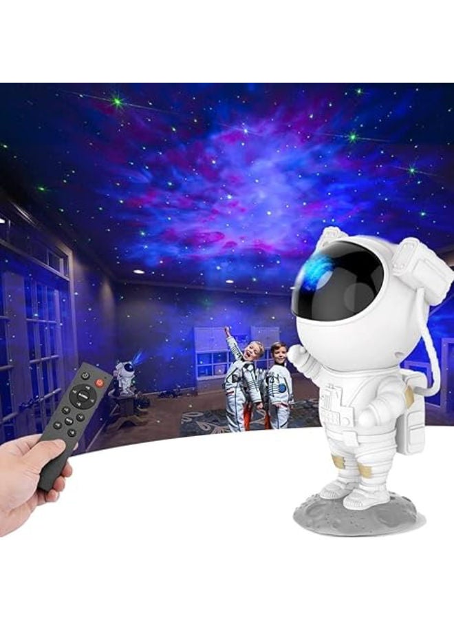 Astronaut Space Projector, Starry Nebula Ceiling LED Lamp with Timer and Remote - Image 2