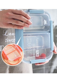 Brain Giggles BrainGiggles Stainless Steel 2 Compartments Lunch Box with Removable Inner Tray Insulated Leak Proof Lunch Box for Kids Adults - Green  - Image 3