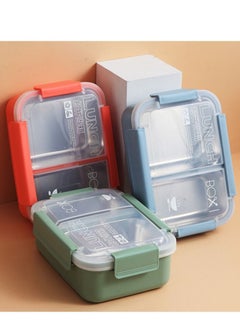 Brain Giggles BrainGiggles Stainless Steel 2 Compartments Lunch Box with Removable Inner Tray Insulated Leak Proof Lunch Box for Kids Adults - Green  - Image 5