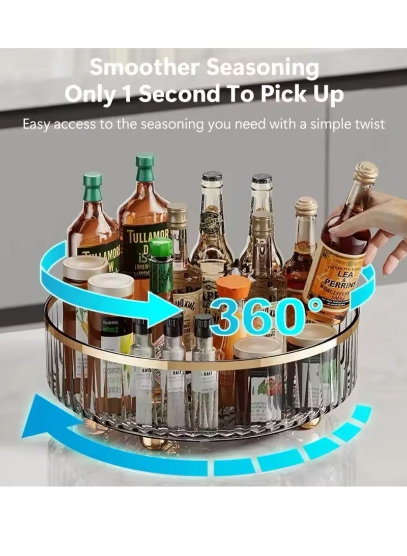 Beauenty 360 Degree Rotatable Rack Stand for Kitchen Cabinet Countertop Pantry Storage Bathroom - Image 2