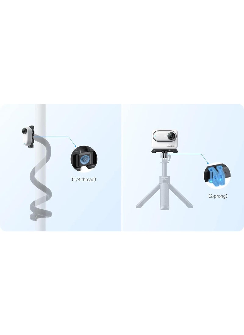 Insta360 Insta360 GO 33S Quick Release Mount for all kinds of mounting  - Image 4