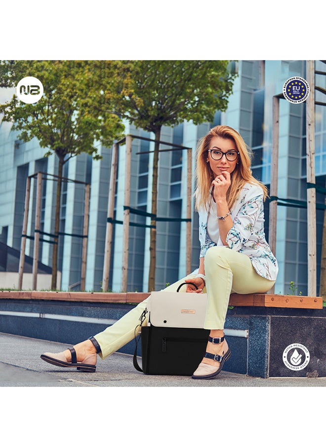 NIXE Multifunctional Diaper Nappy Bag with Changing Mat|Water-Resistant Travel Backpack|Wet Dry Bag, Organizer Pouches|Trolley Sleeve|Insulated Pockets|Multi-Carry Unisex Diaper Messenger Bag