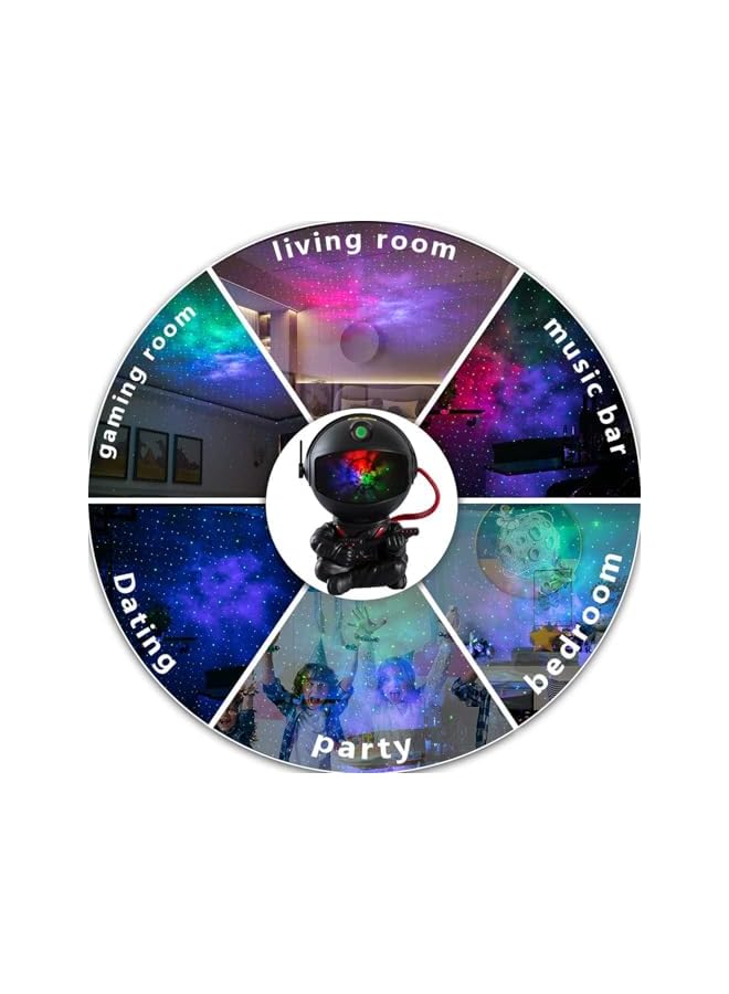 The Bros Galaxy Projector, Astronaut Star Projector, Kids Night Light for Bedroom, Adult Playroom,Ceiling, Room Decoration - Image 3