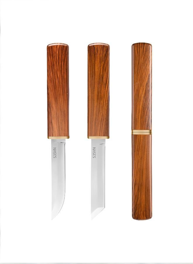 Multi-functional Knife with Double Blade
