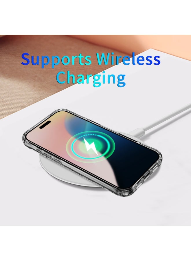 Abania iPhone 17 Pro Clear Case Compatible with MagSafe, Strong Magnetic Shockproof iPhone 17 Pro Cover,Crystal Clear Anti-Yellowing & Anti-Fingerprint, Scratch Resistant Protective Case for iPhone 17 Pro - Image 5