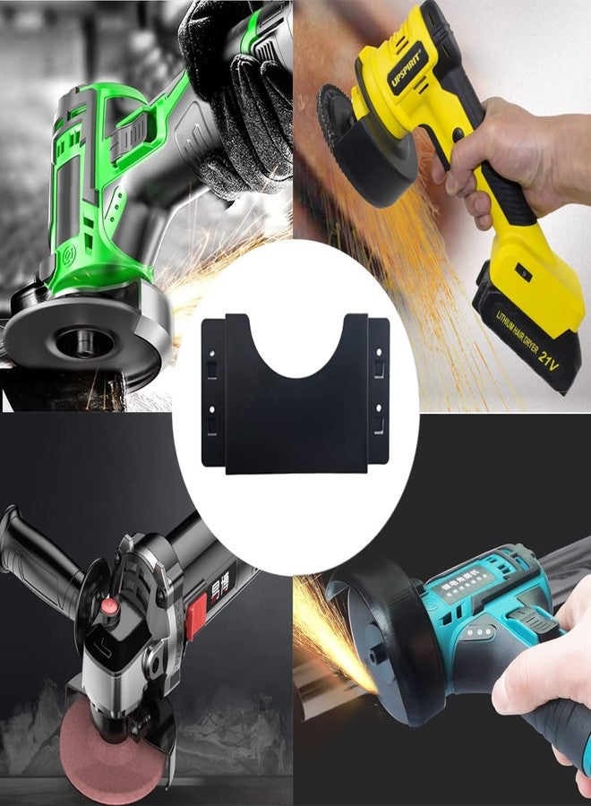 bjsdkff Angle Grinder Holder Tool Wall mount Bracket for, Impact Wrench Wall Holder, Angle Grinder Storage Rack for Angle Grinders, Cutters, Polishers etc（2pcs） - Image 3
