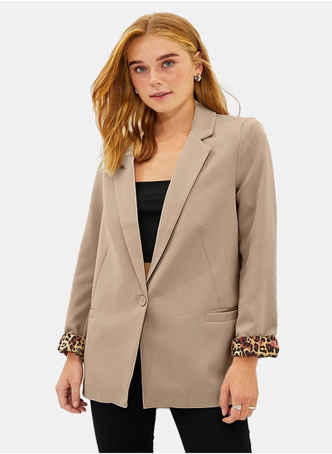 trendyol Blazer - Beige - Regular fit  - Image 1