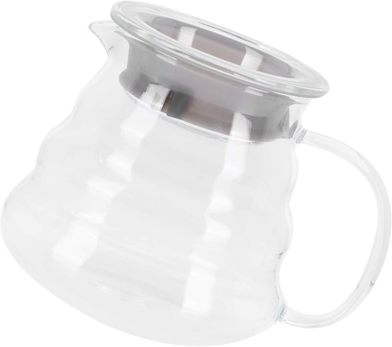 GLOGLOW Coffee and Tea Supplies Professional Glass Coffee Carafe for Bar Kitchen Counter with Transparent Wall and Smooth Inner Surface Glass Server, Server (300ml) - Image 5