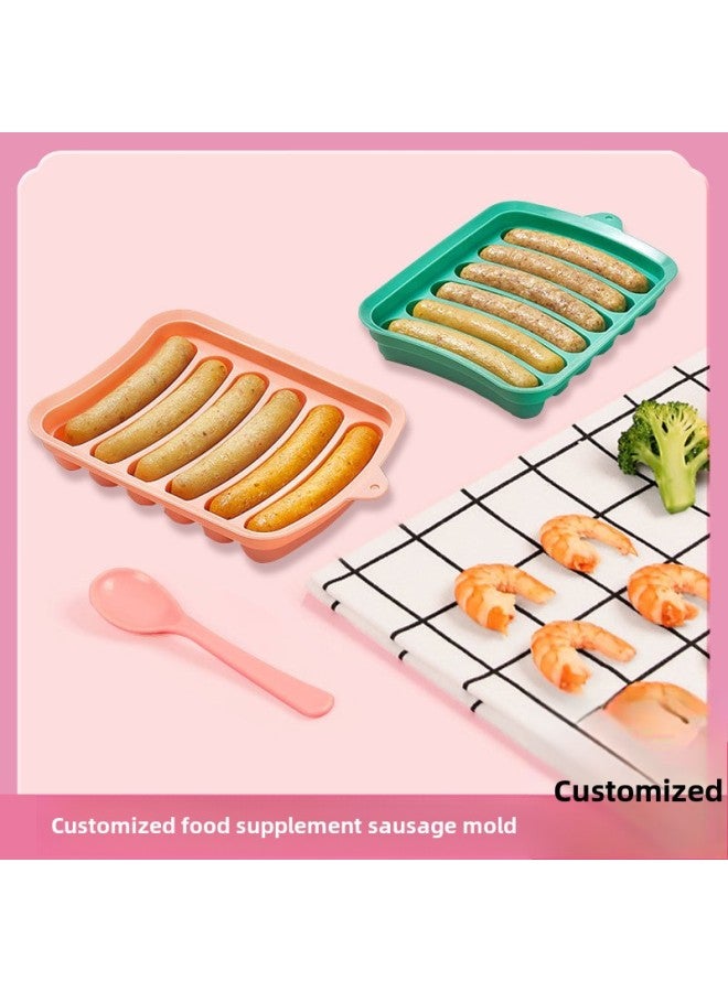 Dumo Custom Sausage Silicone Mold To Map Custom Mold To Provide 3D Modeling Food Grade Silicone Mold-Specifications:DMDZ-1 Mini Sausage Mold-Color:Blue - Image 5