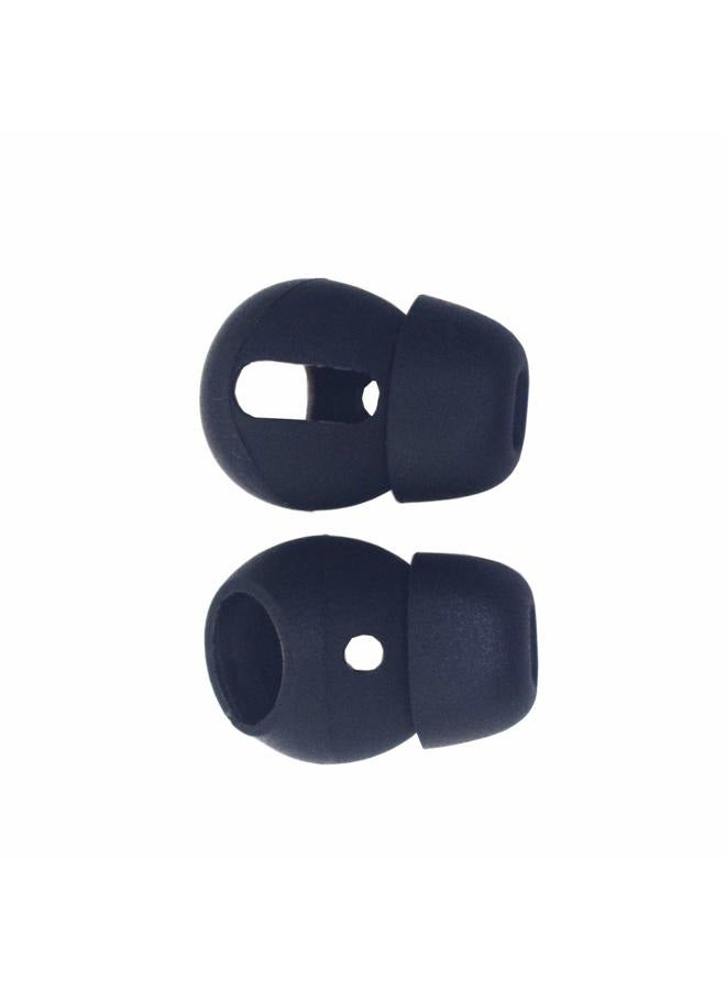 Yutoner 5 Pairs Anti-Slip Silicone Earbuds Cover Compatible with Apple AirPods 2 & AirPods or EarPods-【Not Fit in The Charging Case】(Black) - Image 3