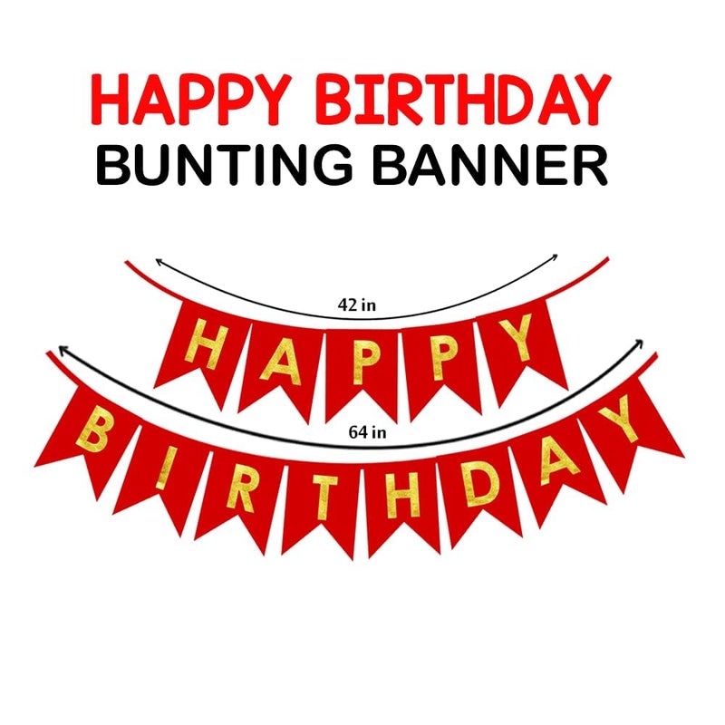 ARV ZONE Happy Birthday Kanha Birthday Decoration Kit With Happy Birthday Banner balloons, Happy Janmashtmi Balloon Kit for Krishna, Kanhaiya, Bal Gopal, Laddu Gopal Temple Decoration (Kanha Theme 2) - Image 3