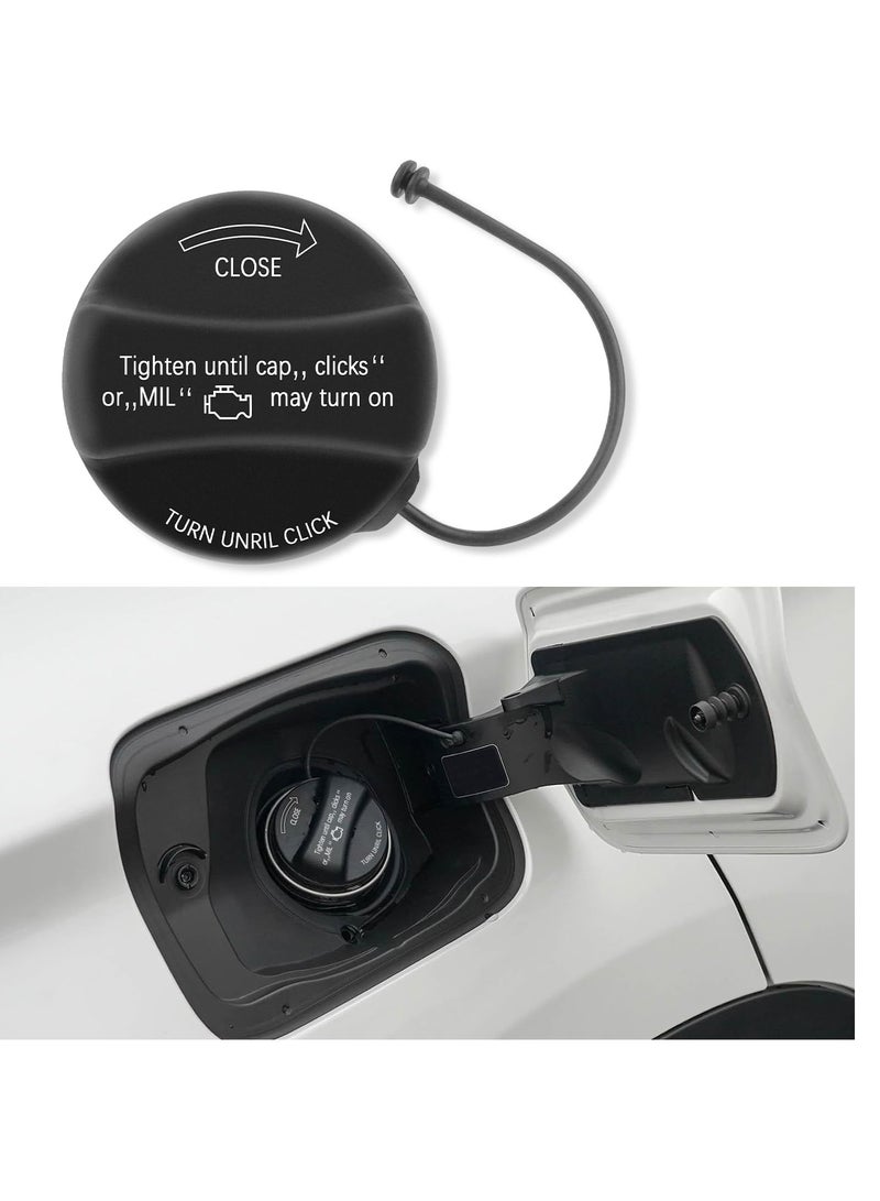 Fuel Tank Filler Cap,Gas Cap Compatible With BMW E39 E46 E60 E90 E92-128i 320i 325i 328i 328xi 330i 330xi 335i 525i 528i 530i 535i 750i X1 X3 X5 Z4 M3 Mini Cooper, Replace 16117222391, 10844, 31848 - Image 1