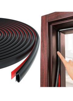 RATSAW 6m Self Adhesive Door Seal Strip Insulation Weather Strip for Window and Door Soundproofing D Shape Weather stripping for Door Frame Gap Blocker  - Image 1
