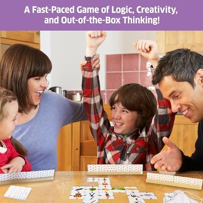 Chalk and Chuckles Why Connect Board Game, 2-4 Players, Ages 6+, Super Fun Family Game, Gifts for Kids 5+ Years - Image 3