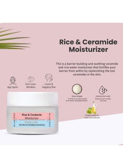 Glamveda Korean Glass Skin Rice & Ceramide Morning 4 Step Skincare Routine For Women With Gift Box ; Face Wash Serum Moisturizer & Sunscreen  - Image 5