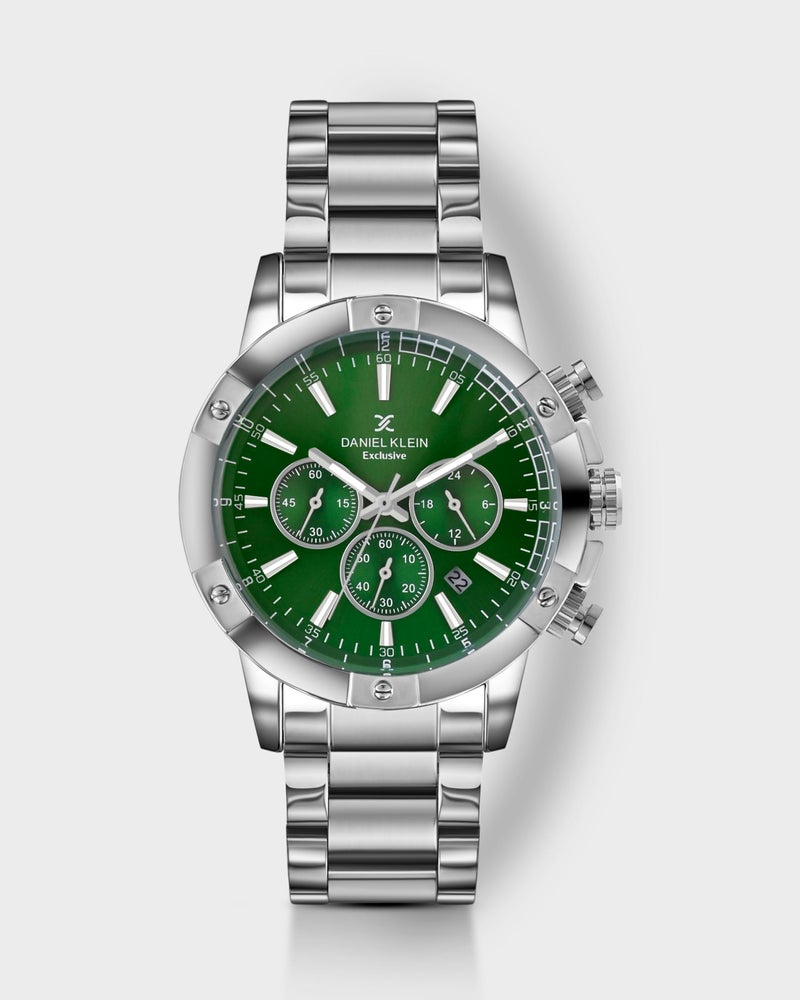 Daniel Klein Metal Men's Green Dial Analogue Watch - Dk.1.14095-7 - Image 3