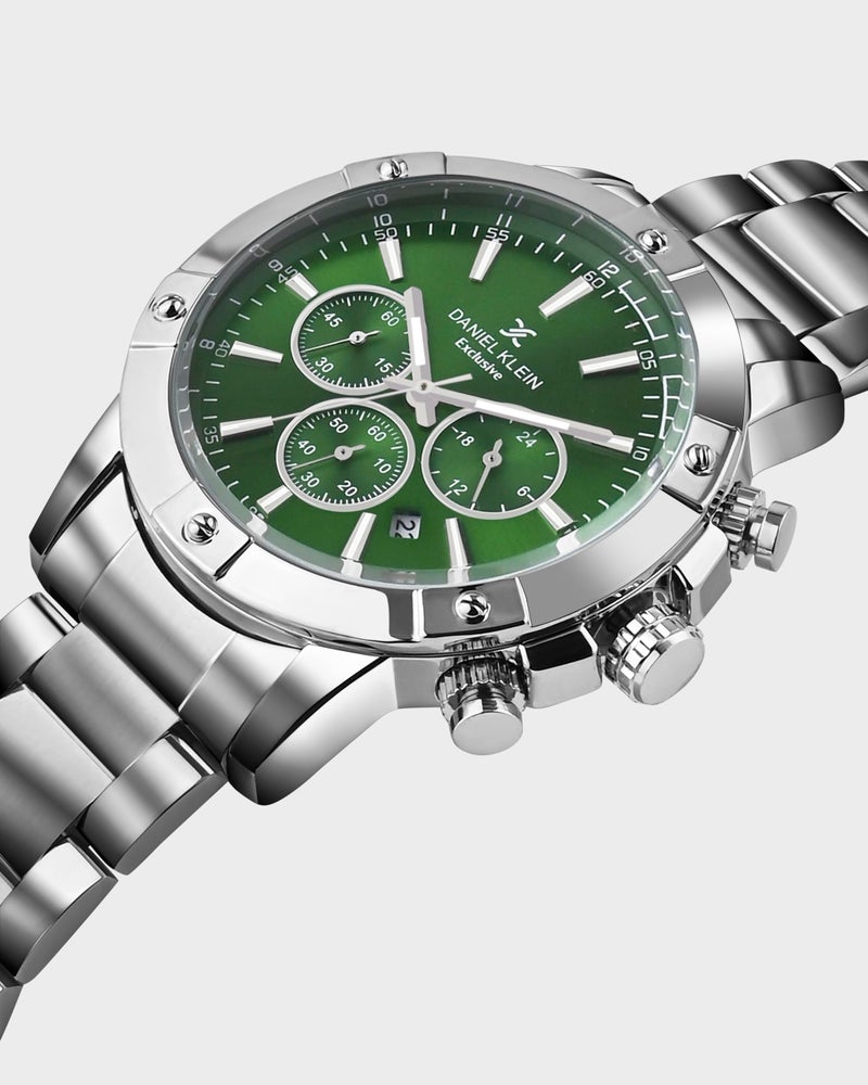 Daniel Klein Metal Men's Green Dial Analogue Watch - Dk.1.14095-7 - Image 4