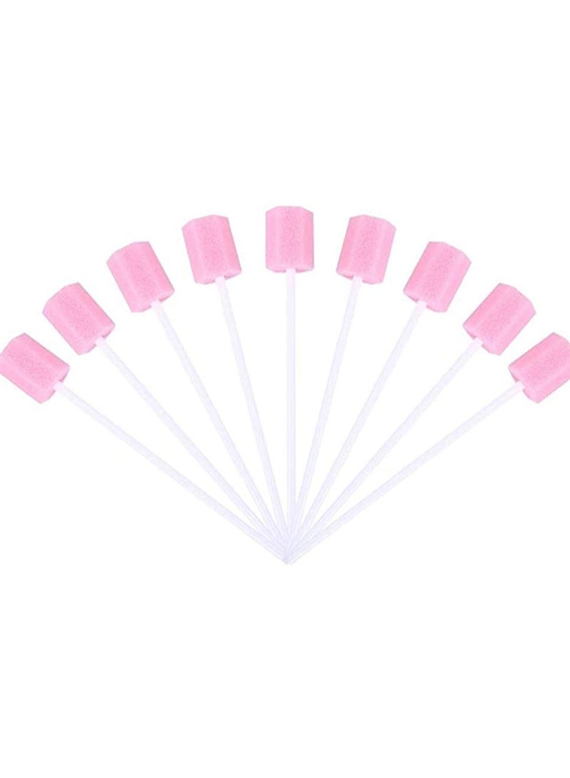 Generic 100PCS Disposable Mouth Swabs Sponge - Unflavored & Sterile Oral Swabs Dental Swabsticks for Mouth Cleaning  - Image 1