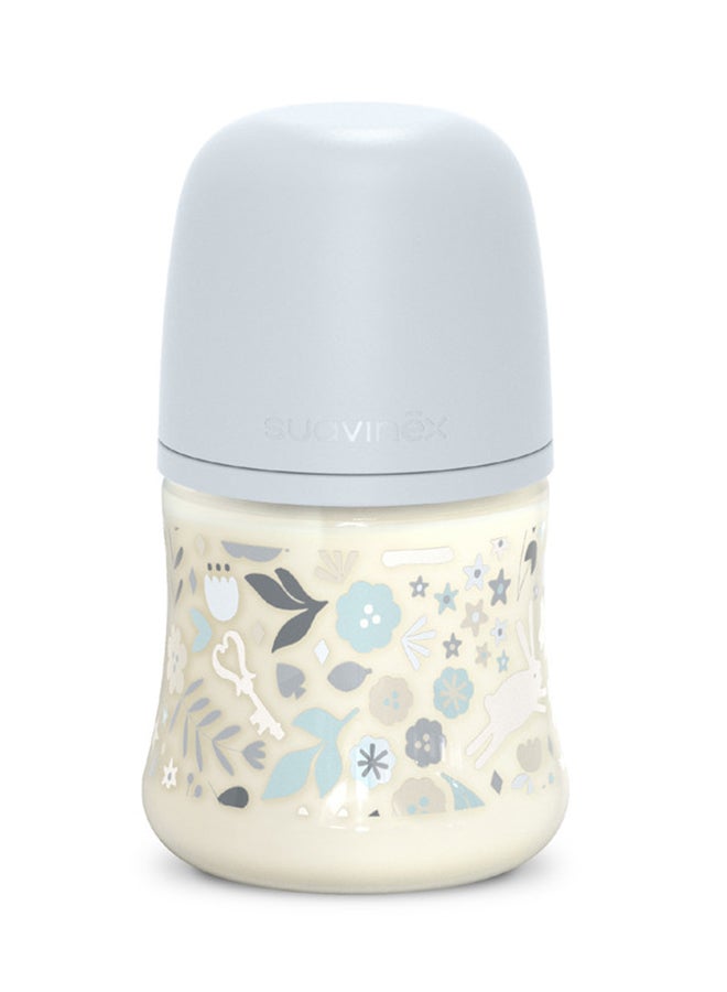 SUAVINEX زجاجة رضاعة أطفال بولياميد بحلمة فسيولوجية ببطء، تحاكي تجربة الرضاعة الطبيعية، 0+ أشهر 150 مل - أزرق - Image 2