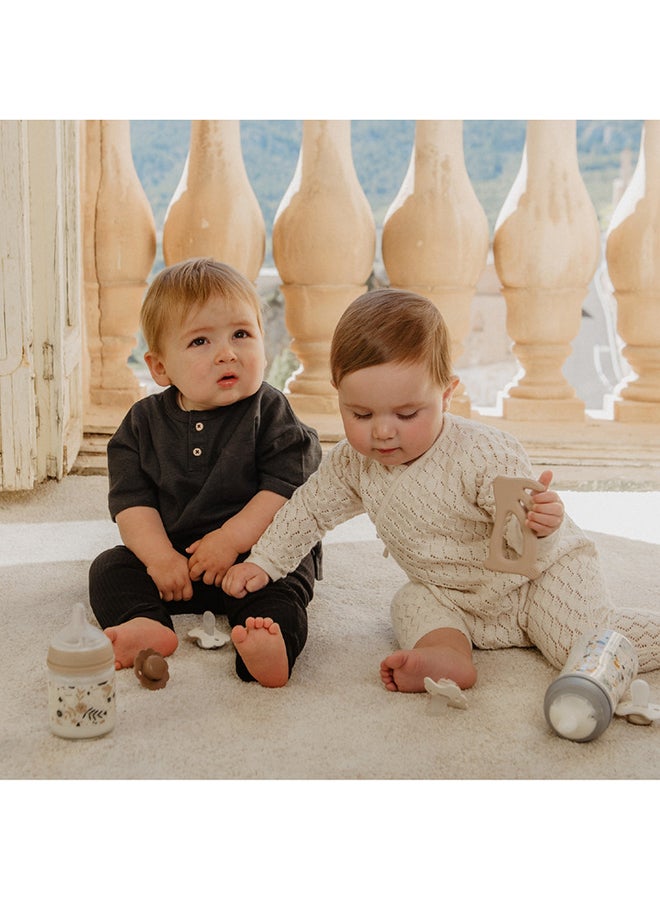 SUAVINEX زجاجة رضاعة أطفال بولياميد بحلمة فسيولوجية ببطء، تحاكي تجربة الرضاعة الطبيعية، 0+ أشهر 150 مل - أزرق - Image 5