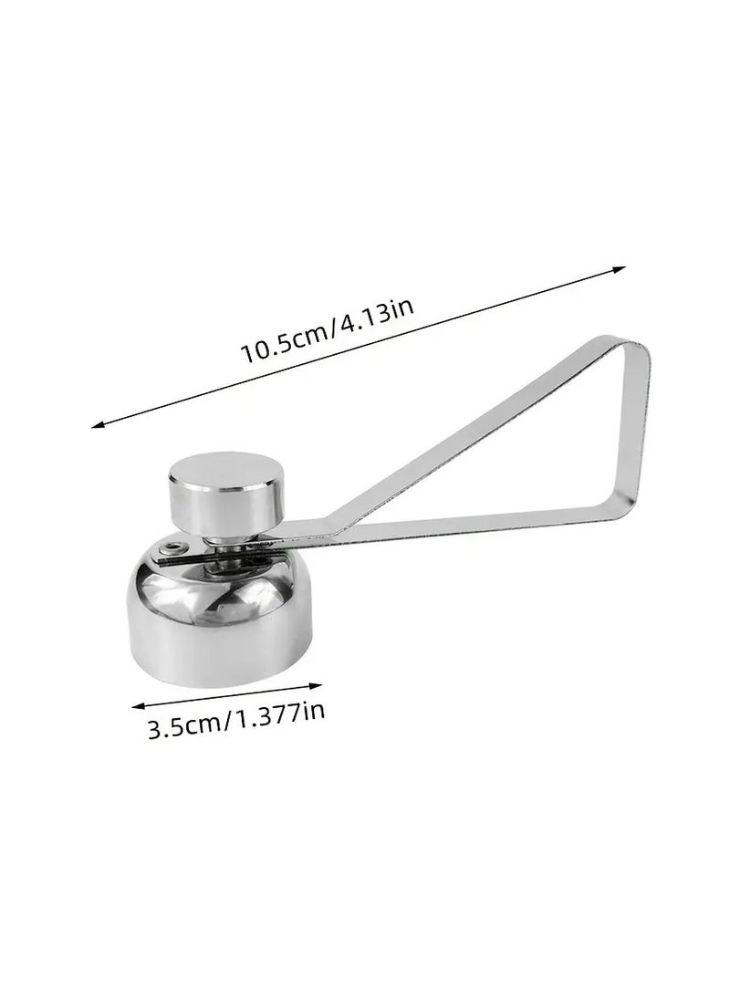 Generic 1pc Stainless Steel Egg Cracker Topper - Easy Egg Opener For Raw, Soft, And Hard Boiled Eggs - Kitchen Remover Tool For Eggshells  - Image 4