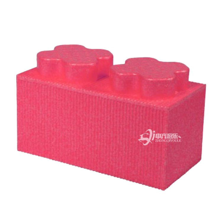 Amusement Park Building Blocks Large Shopping Mall Playground Castle Fence Toy Epp Foam Building Blocks Brick Building Blocks Large Particles - Image 1