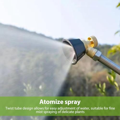 APPSTER Adjustable Brass Sprayer Nozzle with Windproof Cap High-Pressure Mist Nozzle for Agriculture Sprayer Pump, Garden, Grass Sprinkling Misting Fogger 2 Spray Modes Nozzles - Image 4