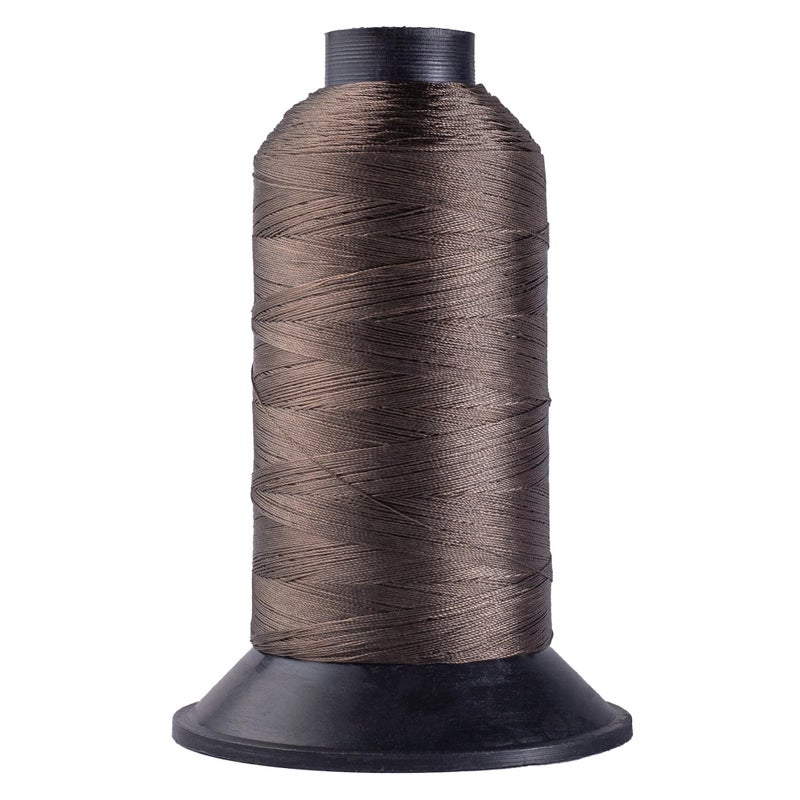 Big Kizzy Light Brown 1400m Nylon Thread for Hair Extensions, Sew in Human Hair Weft and Wigs - Non-Slip and Comfortable Hold for Hand and Machine Tied Weft - Image 1
