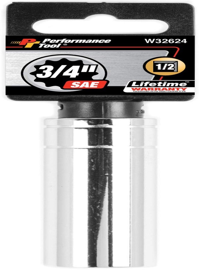 بيرفورمانس تول أداة الأداء W32624 مقبس 1/2 محرك 12 نقطة، 3/4 - Image 2