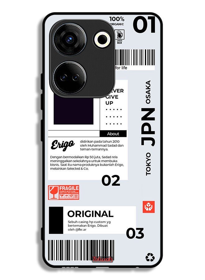 Tolwak Tecno Camon 20 Protective Case Cover Japan Sticker - Image 1