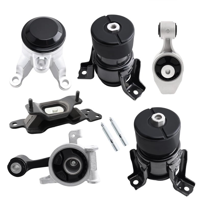 loongrie Engine Motor Mount and Transmission Mount kit Compatible with Altima 20132017 Maxima 20152023 35L V6 Engine Automatic CVT TransReplace OE A4355HY A4365HY A4356HY A7362 A7386 A7383 6pcs - Image 3