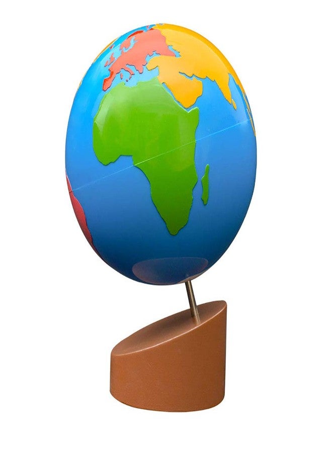 Kghios Montessori Globe - World Parts Science and Cultural Geography Materials Continental Globe and Sandpaper Globe Early Education Teaching aids Toys - Image 3