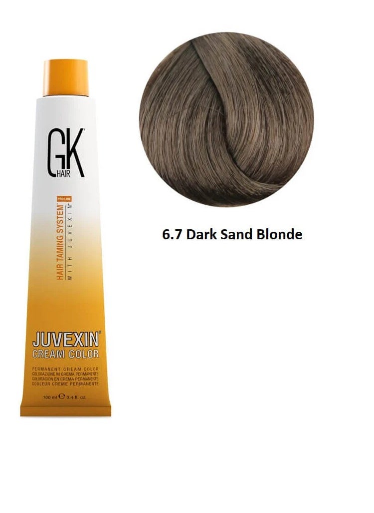 GK Hair GK Hair Color 6.7 Dark Sand Blonde 100 ml 
