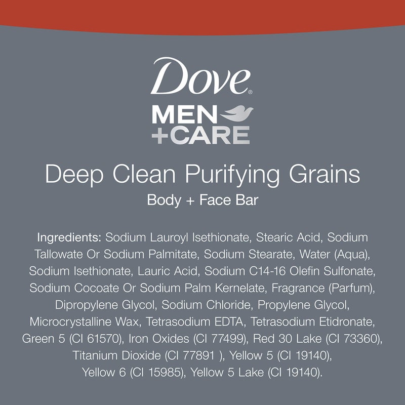 Dove Men+Care Men's Bar Soap More Moisturizing Than Bar Soap Deep Clean Effectively Washes Away Bacteria, Nourishes Your Skin 3.75 oz 2 Bars - Image 2