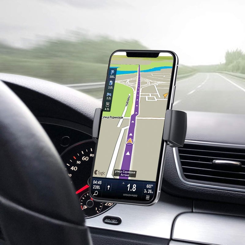 JIMISHA Car Phone Holder with Stick On Base for 4 to 6.5 Inches Smartphones - Image 2