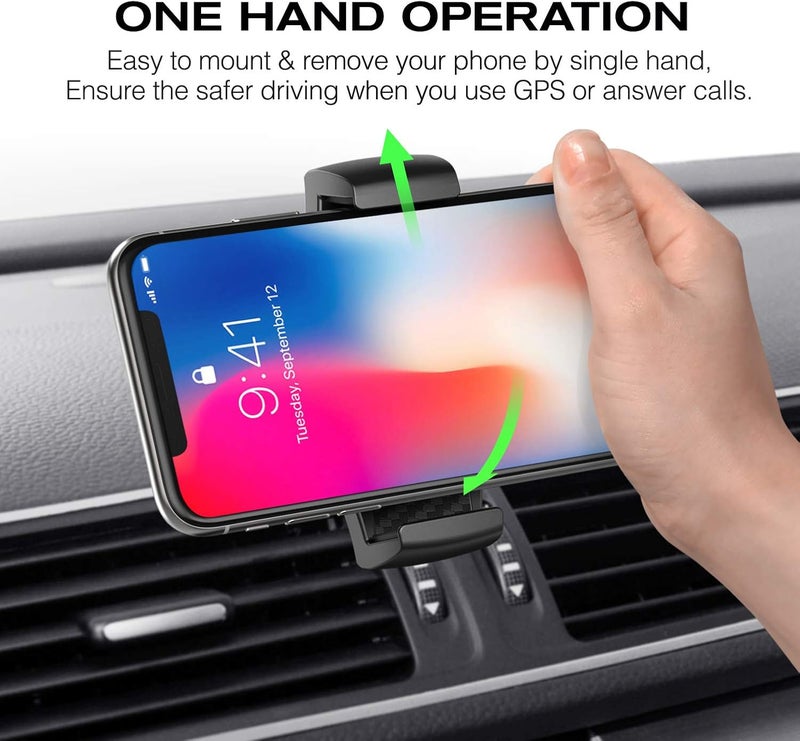 JIMISHA Car Phone Holder with Stick On Base for 4 to 6.5 Inches Smartphones - Image 3