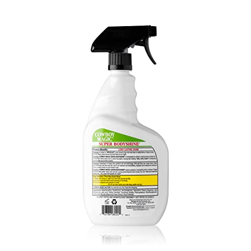 Cowboy Magic 32 fl oz Super Body Shine Spray Detangler Hair No Water Needed - Image 2