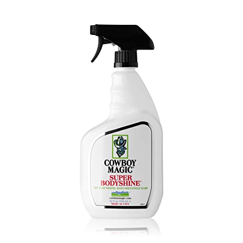 Cowboy Magic 32 fl oz Super Body Shine Spray Detangler Hair No Water Needed - Image 1